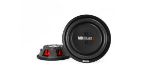 MB Quart DS1-204 400W 8" Discus Series Dual 4-ohm Shallow Mount Car Subwoofer